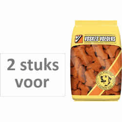 Voskes 2 stuks! hondenvoer gerookte kluifjes