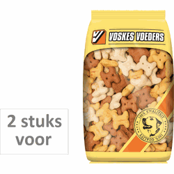 Voskes 2 stuks! hondenvoer kluifjes 4 mix