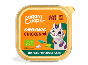 16x Edgard&Cooper Kattenvoer Adult Pate Biologische Kip 85 gr