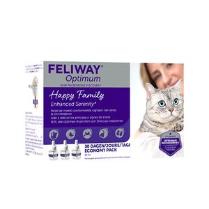 Feliway Optimum verdamper voor de kat 2 x 3 Navullingen