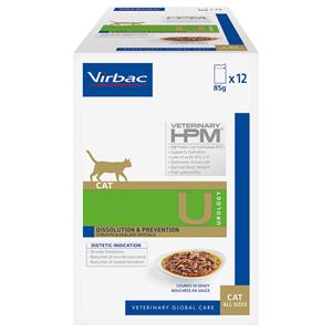 12x85g Urology Dissolution & Prevention Virbac Veterinary Kattenvoer