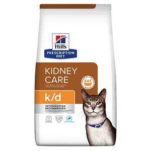 3x3kg k/d Kidney Care met Tonijn Hill's Prescription Diet Kattenvoer