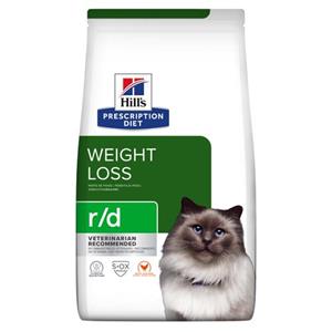 Hill's Prescription Diet R/D Weight Loss kattenvoer met kip 2 x 3 kg