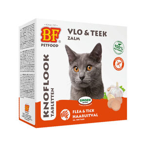 Biofood BFPetfood Kat Knoflooktabletten - Zalm - 2 x 100 stuks