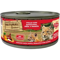 vandermeer NATURAL GREATNESS KITTEN CHICKEN/APPLE/PINEAPPLE/PAPAYA 185 GR