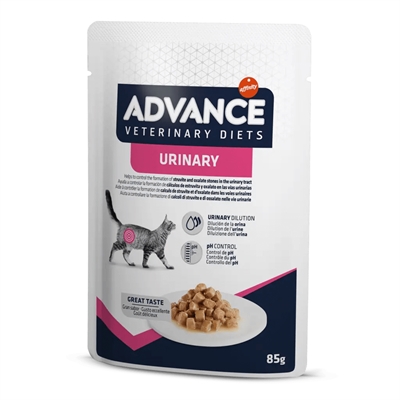 vandermeer ADVANCE VETERINARY DIET CAT URINARY POUCH 12X85 GR