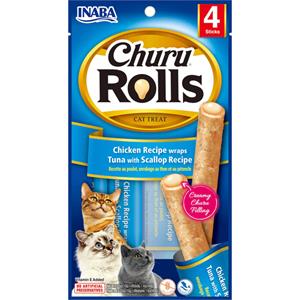 Inaba Rolls Kip met tonijn en Sint-jakobsschelp vulling - per 12 stuks