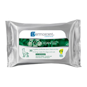 Dermoscent PYOclean Wipes für Hunde und Katzen - 20 Stück