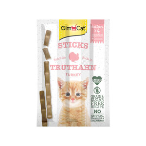 GimCat Sticks Kitten Kalkoen 3 stuks
