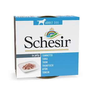 Schesir 6x150g Tonijn  Hondenvoer nat