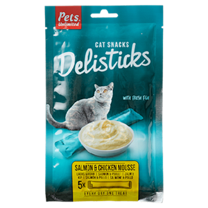 Delisticks zalm&kip 5x15gr