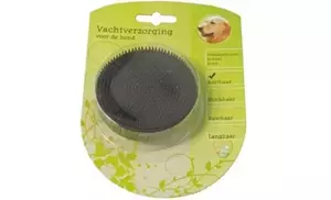 Hond rubber massage borstel rond - Gebr de boon