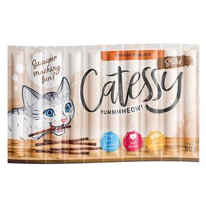 50x5g Sticks Gevogelte & Lever Catessy Kattensnacks