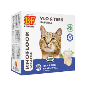 Biofood BFPetfood Kat Knoflooktabletten - Naturel - 2 x 100 stuks