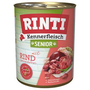 Rinti Kennerfleisch Senior 6 x 400 g - 6 x 800 g Rund