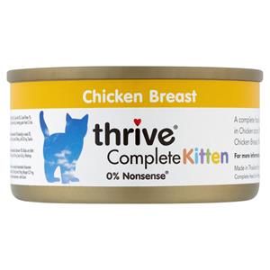 Thrive 12x75g Complete Kitten Kip Complete Kattenvoer nat