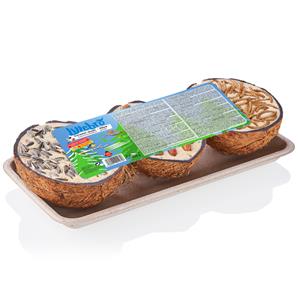 3x600g Lillebro Kokosnoten met Vogelvoer