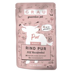 Grau Adult Graanvrij 16 x 125 g Kattenvoer - Rund Puur