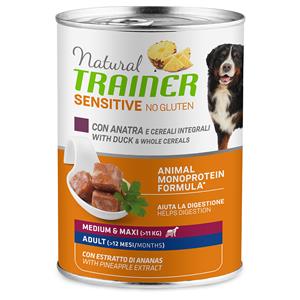 Trainer Natural Sensitive 24x400g Eend & Volkoren Gevoelig Geen Gluten Natuurlijk Trainer