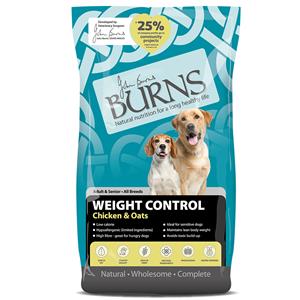 12kg Adult/Senior Weight Control+ Kip & Haver Burns Hondenvoer