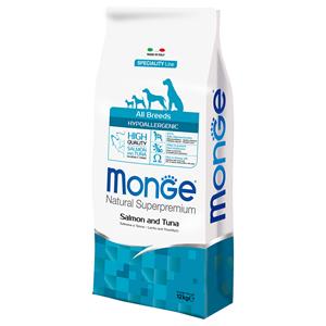 Monge Superpremium Dog Monge Superpremium All Breeds Hypoallergenic Zalm & Tonijn Hondenvoer - 12 kg