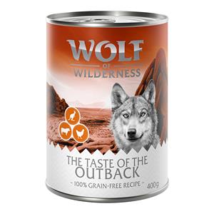 6x400g Wolf of Wilderness Honden Natvoer