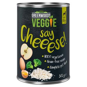 24x375g Say Cheeese Greenwoods Veggie Hondenvoer