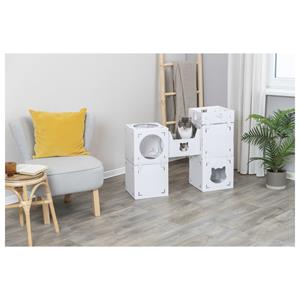 TRIXIE KATTENMEUBEL CASA CARA KARTON WIT 93X30,5X72 CM