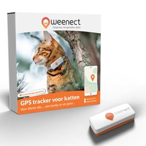 Weenect GPS tracker - Wit/Oranje - 6x2,4x1,5 cm