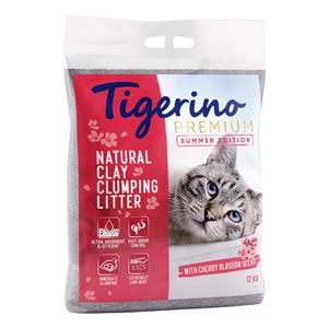 2x12kg Tigerino Premium Kattenbakvulling Cherry Blossom