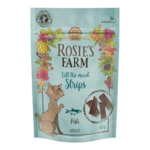 Rosie's Farm Snack Strips Vis - 3 x 45 g