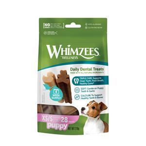Whimzees Puppy Value Bag - Hondensnacks - 28 stuks Puppy Xs/S