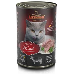 6x400g Rijk aan Rund Leonardo All Meat Kattenvoer