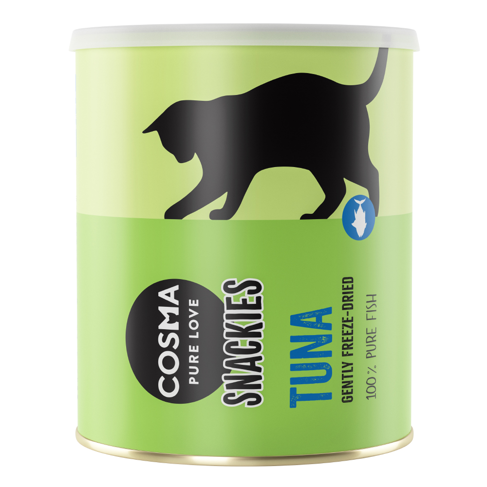 150g Snackies Maxi Tube Gevriesdroogde Tonijn Cosma Kattensnacks