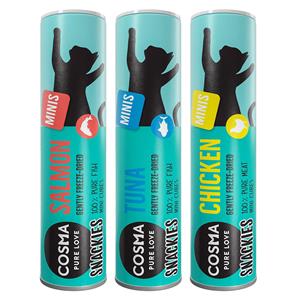125g Snackies Minis 5 x Tonijn Cosma Kattensnacks