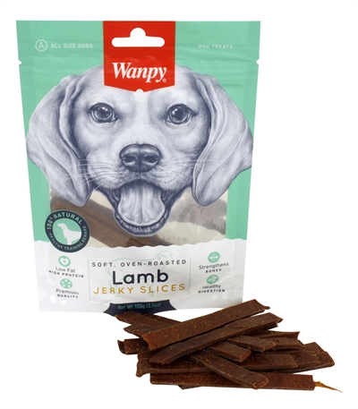 WANPY soft oven-roasted lamb jerky slices (100 GR)