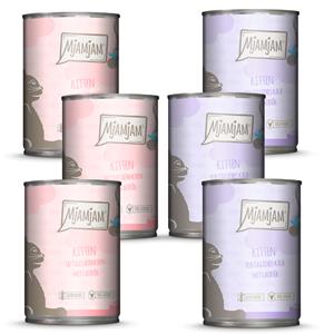 6x400g Mixpack MjAMjAM Kitten Kattenvoer nat