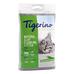 2x12kg Fresh Cut Grass Tigerino Premium Kattenbakvulling