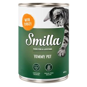 20x400g Smulpannetje Kalkoen Smilla Kattenvoer