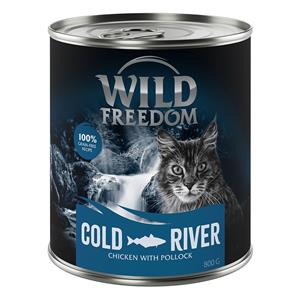 6x800g Adult Cold River Koolvis & Kip Wild Freedom Kattenvoer