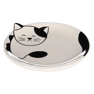 Flamingo Keramische voerbak voor katten Ravi - 80 ml, &Oslash; 13,5 x H 2 cm