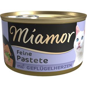 Miamor 12x85g Pastei Gevogelteharten  Kattenvoer Nat