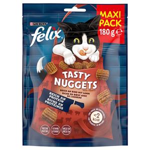 Felix 180g  Tasty Nuggets Rind und Lamm Katzensnacks