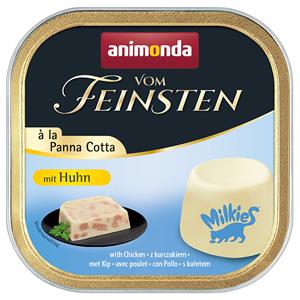 32x100g Kip Adult à la Panna Cotta animonda Vom Feinsten Kattenvoer