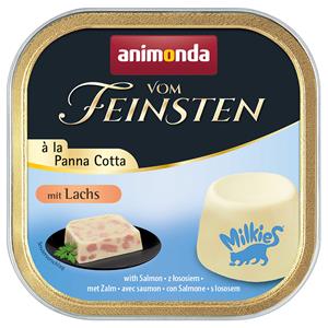 32x100g Zalm Adult à la Panna Cotta Animonda Vom Feinsten Kattenvoer