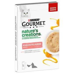 Gourmet 5x10g Zalm en Wortel Nature's Creations Snack Gourment Kattensnack