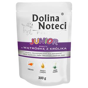 20x300g Dolina Noteci Junior Rijk aan konijnenlever hondenvoer nat