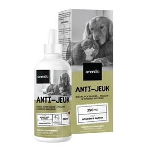 Anti Jeuk voor Honden & Katten - Natuurlijke Druppels bij Allergie en Jeukende huid - 250 ml
