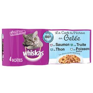 Vis in Gelei (12 x 390 g) Whiskas La Carte 12x390/400g Natvoer Katten