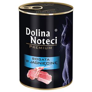 24 x 400 g Dolina Noteci Premium Rijk aan lam Nat Kattenvoer